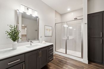 The Scottsdale Grand Apartments in Arizona Bathroom with Walk-In Shower